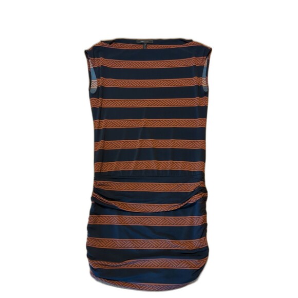 BCBG MaxAzria Dress Womens Size Small Stretch Ruched Sleeveless Brown - Picture 1 of 9